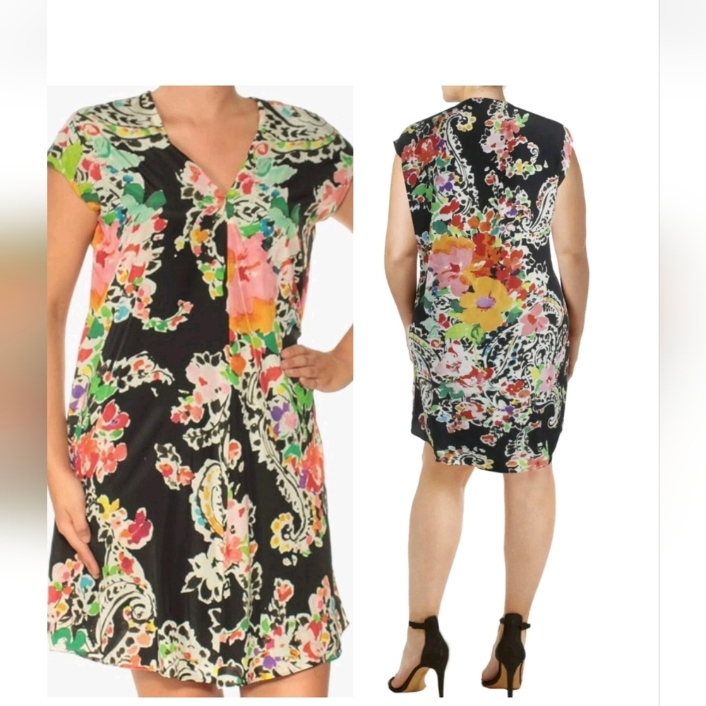 LAUREN RALPH LAUREN Floral Dress Vtg Vibe Chifflin Spring